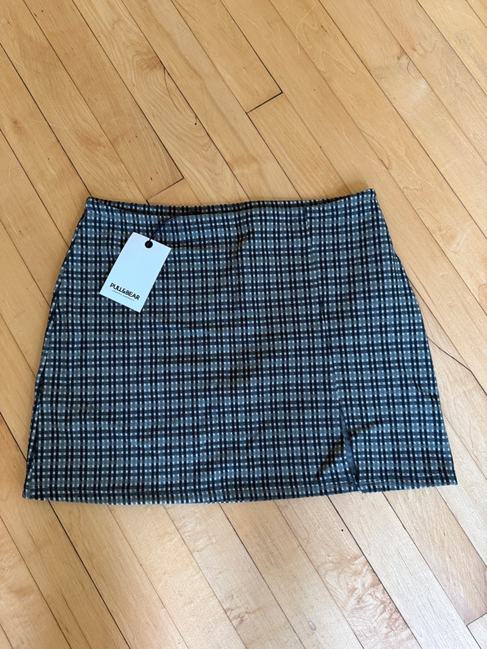 NWT Pull&Bear Green and Brown Mini Skirt